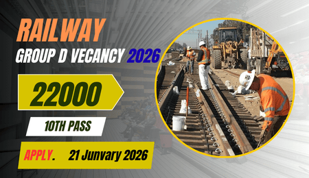 Railway Group D Recruitment 2026: Notification released for 22,000 posts